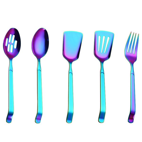 rainbow cookware set kitchen accessories stainless steel public buffet serving spoons fork turner colander kitchenware
rainbow cookware set kitchen accessories stainless steel public buffet serving spoons fork turner colander kitchenware