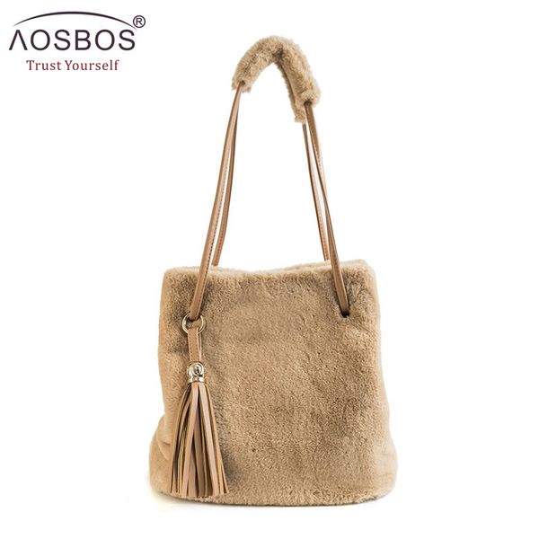 aosbos faux fur shoulder bag with tassel women luxury soft plush tote handbag girl winter fashion travel bolsa b233
aosbos faux fur shoulder bag with tassel women luxury soft plush tote handbag girl winter fashion travel bolsa b233