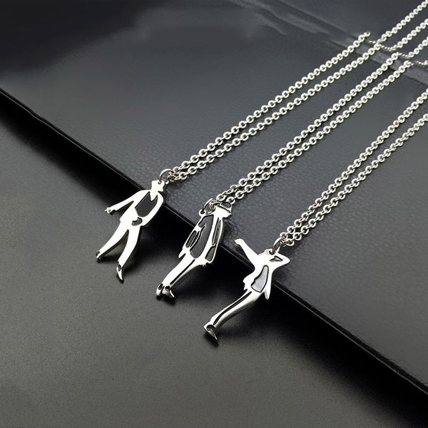 trendy star singer dancing michael jackson necklace women choker stainless steel necklace dancer man jewelry charm gift, Silver
trendy star singer dancing michael jackson necklace women choker stainless steel necklace dancer man jewelry charm gift, Silver