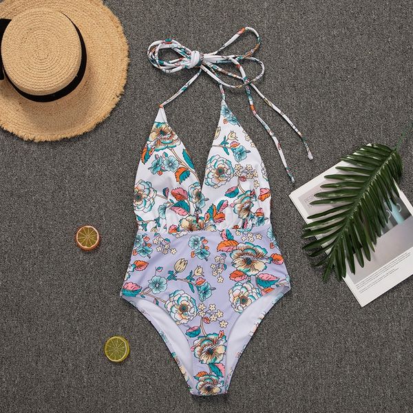 2020 printed women's one-piece 2020 printed bikini women's one-piece bikini, White;black
2020 printed women's one-piece 2020 printed bikini women's one-piece bikini, White;black