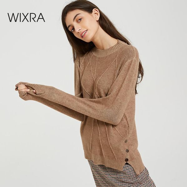 wixra new button turtleneck sweater women autumn winter solid knitted pullover women soft jumper sweaters female knit, White;black
wixra new button turtleneck sweater women autumn winter solid knitted pullover women soft jumper sweaters female knit, White;black