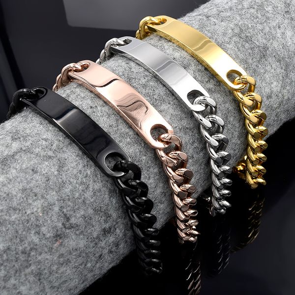 atgo id bracelet 316l stainless steel friends fashion men wholesale retail punk rock hip hop bb001, Golden;silver
atgo id bracelet 316l stainless steel friends fashion men wholesale retail punk rock hip hop bb001, Golden;silver