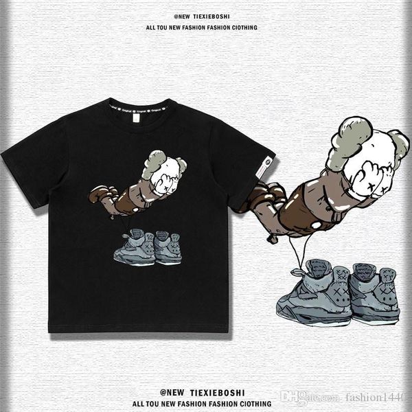 20ss kaws sesame street joint kanye designer men's t-shirt high-quality ladies short-sleeved casual american tide brand summer off t-sh, White;black
20ss kaws sesame street joint kanye designer men's t-shirt high-quality ladies short-sleeved casual american tide brand summer off t-sh, White;black