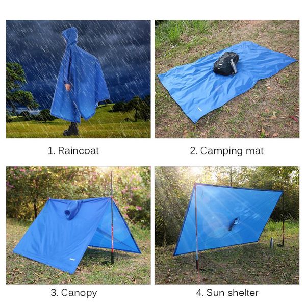 outdoor shelter ultralight tarp camping survival sun shelter multifunctional waterproof beach awning beach mat rain
outdoor shelter ultralight tarp camping survival sun shelter multifunctional waterproof beach awning beach mat rain