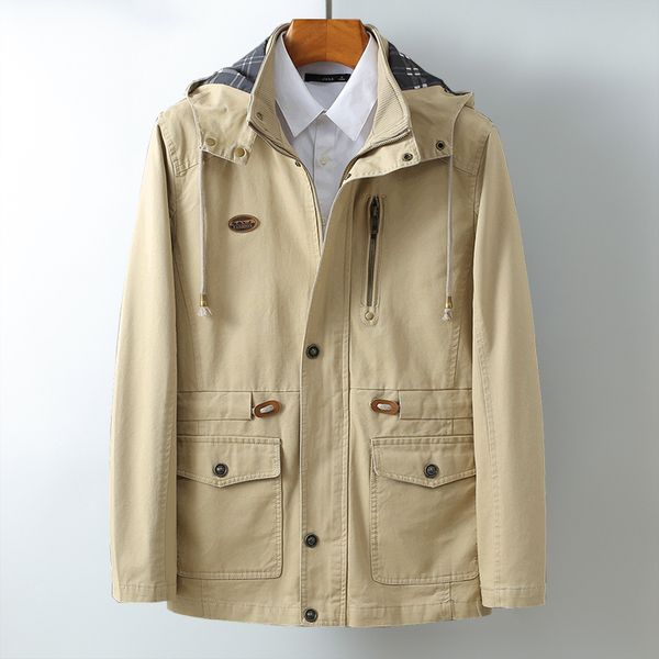 men's spring jacket 2020 brand new hooded windbeaker coat men outerwear casual jackets big size 4xl 5xl, Black;brown
men's spring jacket 2020 brand new hooded windbeaker coat men outerwear casual jackets big size 4xl 5xl, Black;brown