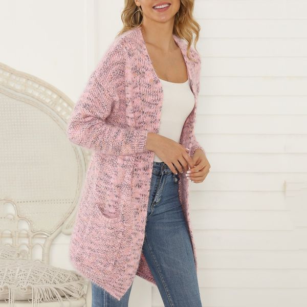 women casual solid long sleeve pocket knitted sweater loose cover up cardigan pull femme nouveaute 2019 winter clothes women, White
women casual solid long sleeve pocket knitted sweater loose cover up cardigan pull femme nouveaute 2019 winter clothes women, White