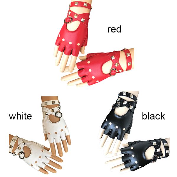 1 pair half finger pu leather gloves rock punk style rivet fingerless motorcycle gloves h9, Blue;gray
1 pair half finger pu leather gloves rock punk style rivet fingerless motorcycle gloves h9, Blue;gray