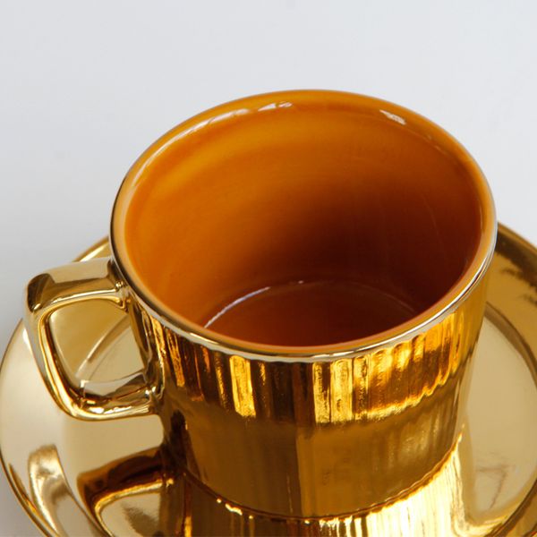 european luxurious electroplate golden ceramic coffee cup saucers l club restaurant cappuccino latte coffee milk cups copos
european luxurious electroplate golden ceramic coffee cup saucers l club restaurant cappuccino latte coffee milk cups copos