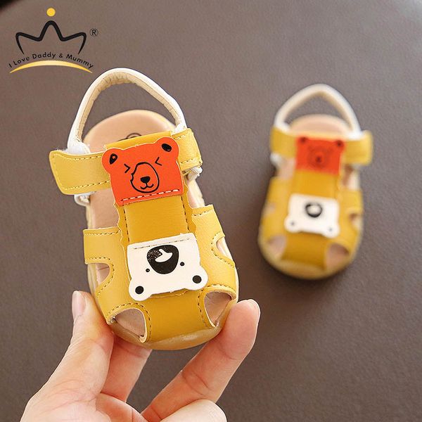 leather baby sandals cute cartoon animal bear non-slip soft rubber sole baby boy girl sandals summer shoes infant toddler shoes, Black;red
leather baby sandals cute cartoon animal bear non-slip soft rubber sole baby boy girl sandals summer shoes infant toddler shoes, Black;red