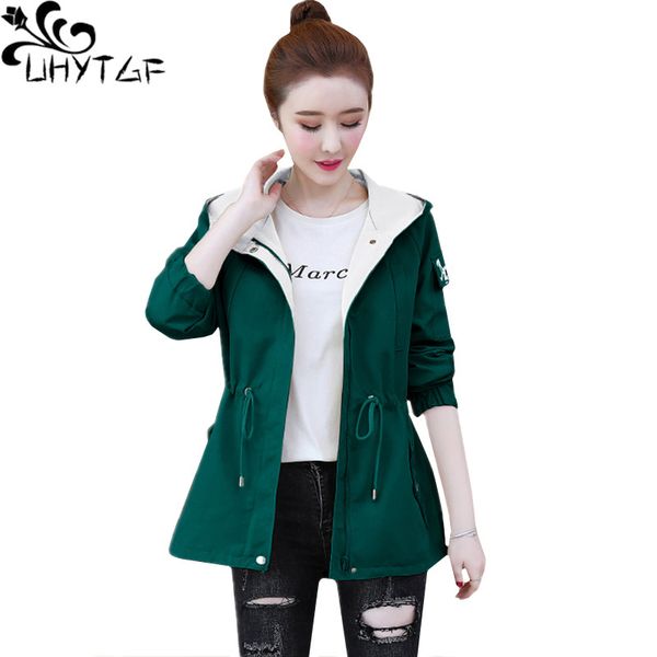uhytgf women's short windbreaker korean loose hooded spring autumn trench coat women long sleeve casual thin plus size coats 963, Tan;black
uhytgf women's short windbreaker korean loose hooded spring autumn trench coat women long sleeve casual thin plus size coats 963, Tan;black