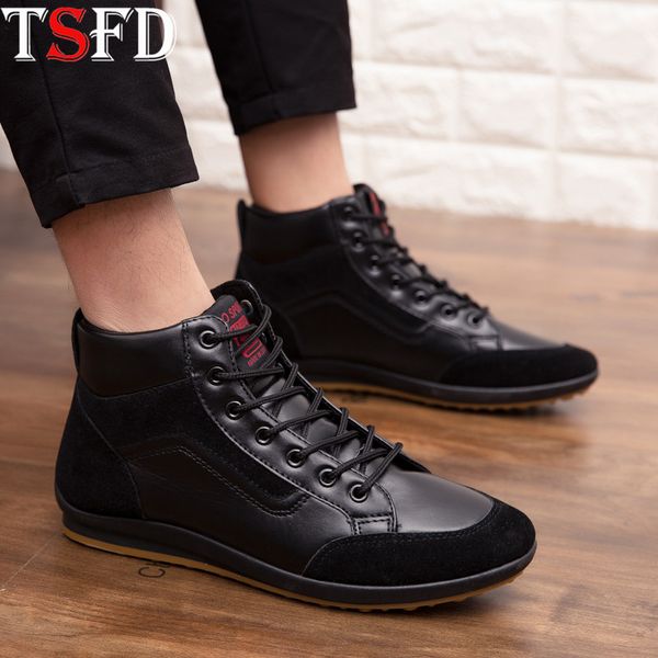 fashion mens shoes ultralight male sneakers high leather shoes men flats youth trend lace up plus size black y6
fashion mens shoes ultralight male sneakers high leather shoes men flats youth trend lace up plus size black y6