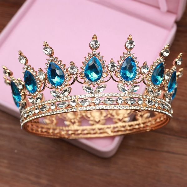 15 colors gold queen king bridal tiaras and crowns bride prom headpiece women hair ornaments wedding hair jewelry accessories, Golden;white
15 colors gold queen king bridal tiaras and crowns bride prom headpiece women hair ornaments wedding hair jewelry accessories, Golden;white