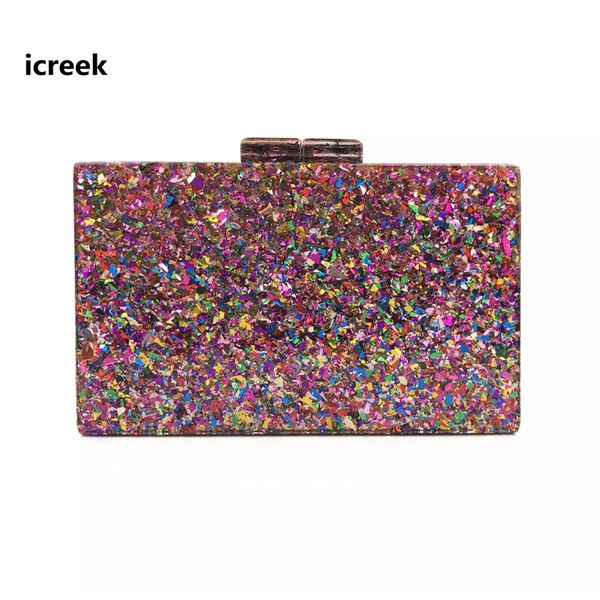 2019 new style colorful sequin luxury evening bags wedding clutch purse summer bolsa feminina mini acrylic blingbling handbags
2019 new style colorful sequin luxury evening bags wedding clutch purse summer bolsa feminina mini acrylic blingbling handbags