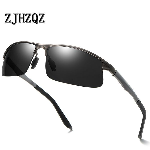 new pchromic sunglasses polarized lens uv400 aluminium magnesium frame driving goggles for men high quality, White;black
new pchromic sunglasses polarized lens uv400 aluminium magnesium frame driving goggles for men high quality, White;black