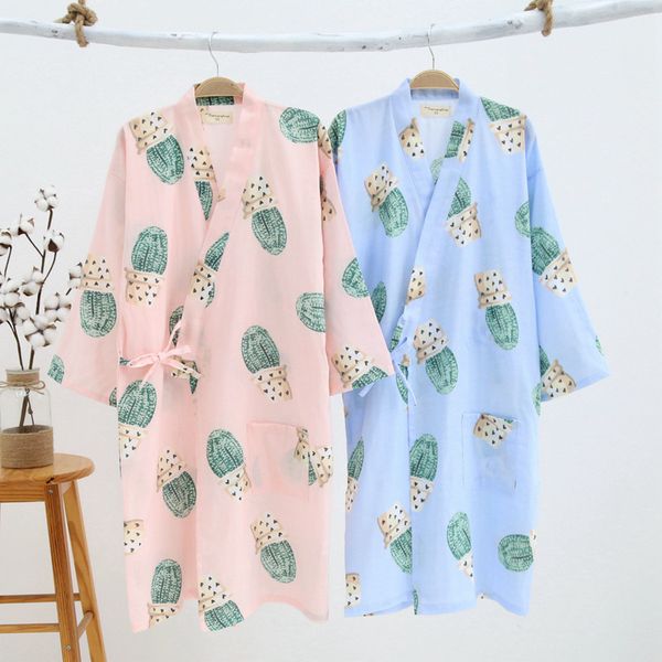 kisbini 2020 лето женщины nightgown японский nightdress robe cactus printed thin халат кимоно стиль удобная homewear, Black;red
kisbini 2020 лето женщины nightgown японский nightdress robe cactus printed thin халат кимоно стиль удобная homewear, Black;red