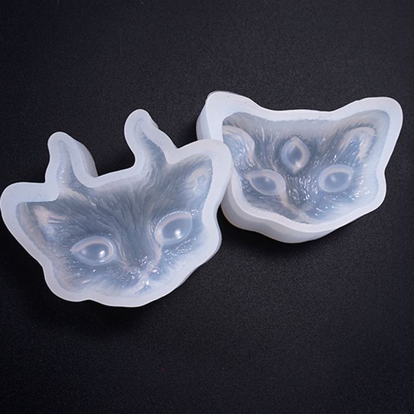 Mirror Crystal Epoxy Glue Mould Diy 3D Three Eyes Cat Head Model Design Silicone Jewelry Molds Wholesale
Mirror Crystal Epoxy Glue Mould Diy 3D Three Eyes Cat Head Model Design Silicone Jewelry Molds Wholesale