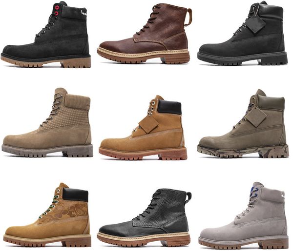 2019 Mens Work Safety Boots Waterproof with Laces Fashion Brand Designer Winter Leather Shoes for Men Classic Brown Black Camo Size US6.5-11
2019 Mens Work Safety Boots Waterproof with Laces Fashion Brand Designer Winter Leather Shoes for Men Classic Brown Black Camo Size US6.5-11