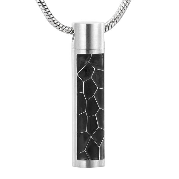 silver and black tone tube urn necklace engraving stainless steel cremation jewlery pendant for pet/ human
silver and black tone tube urn necklace engraving stainless steel cremation jewlery pendant for pet/ human