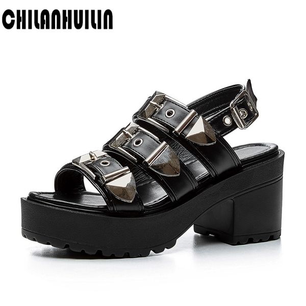 platform sandals women wedge high heels shoes women buckle soft leather summer zapatos mujer wedges woman beach casual sandals, Black
platform sandals women wedge high heels shoes women buckle soft leather summer zapatos mujer wedges woman beach casual sandals, Black