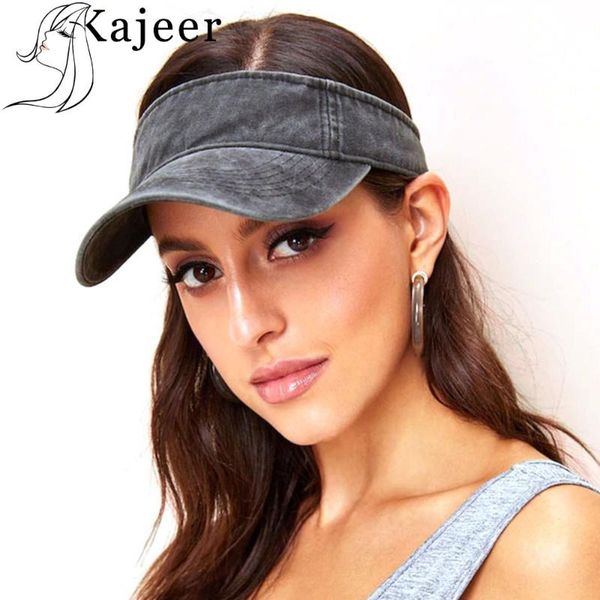 kajeer new visor hat summer women's golf sun hat baseball caps adjustable size viseira beanies beach empty cap sports cap, Blue;gray
kajeer new visor hat summer women's golf sun hat baseball caps adjustable size viseira beanies beach empty cap sports cap, Blue;gray