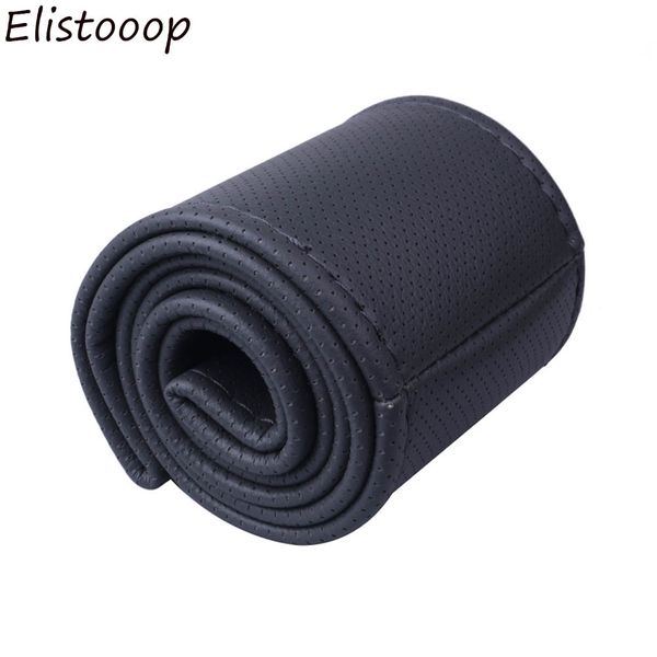 38cm genuine leather auto car steering wheel cover soft anti-slip car steering cover black braid with needles and thread
38cm genuine leather auto car steering wheel cover soft anti-slip car steering cover black braid with needles and thread