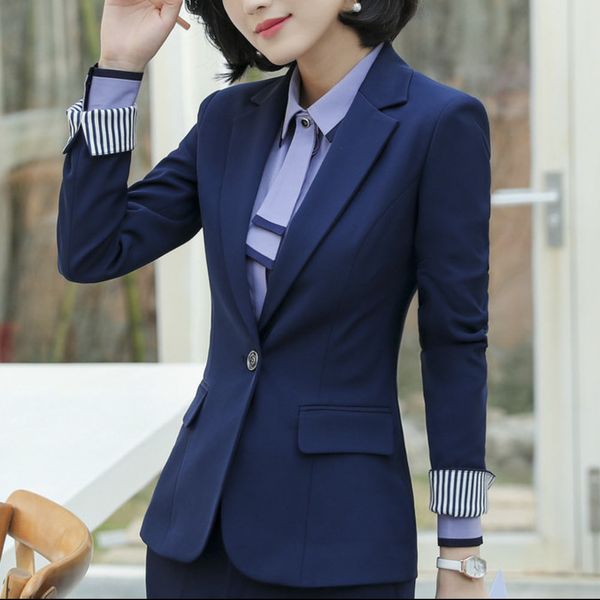 women work uniform suit office lady pant suits 2 pieces blazer set female formal pants jacket black coat trousers 2019 autumn, White;black
women work uniform suit office lady pant suits 2 pieces blazer set female formal pants jacket black coat trousers 2019 autumn, White;black