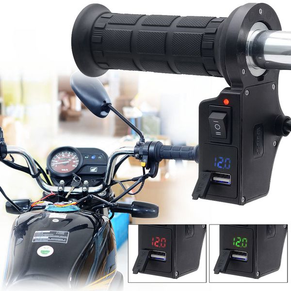 motorcycle 3in1 handlebar electric heated grips handle voltage usb charger cell phone charging voltage display handles
motorcycle 3in1 handlebar electric heated grips handle voltage usb charger cell phone charging voltage display handles