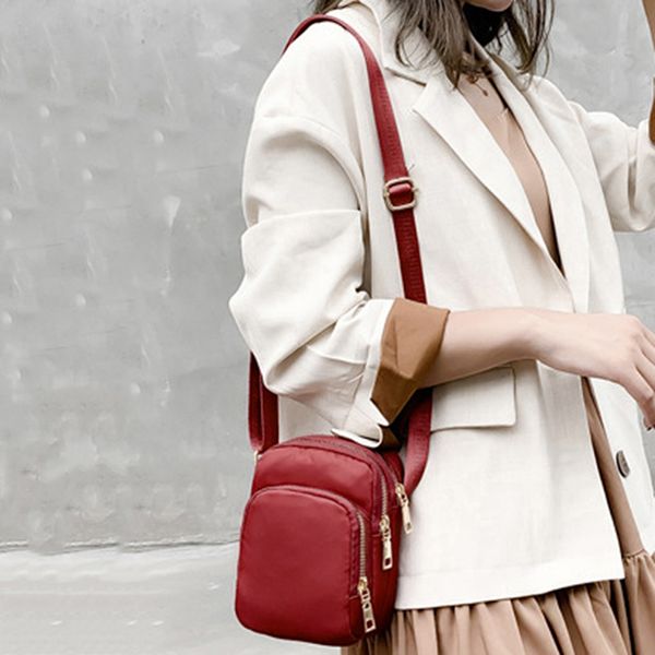 women fashion solid color zipper waterproof nylon shoulder bag female crossbody bag ladies waterproof travel messenger
women fashion solid color zipper waterproof nylon shoulder bag female crossbody bag ladies waterproof travel messenger