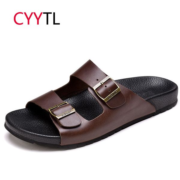 cyytl men slippers summer shoes outdoor genuine leather male soft flip flops home sandals rubber zapatos de hombre terlik scuffs, Blue;gray
cyytl men slippers summer shoes outdoor genuine leather male soft flip flops home sandals rubber zapatos de hombre terlik scuffs, Blue;gray