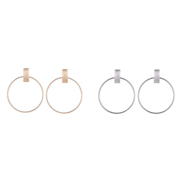 women girls simple circle dangle earrings big round metal ear stud ol elegant ear pin jewelry accessories, Silver
women girls simple circle dangle earrings big round metal ear stud ol elegant ear pin jewelry accessories, Silver