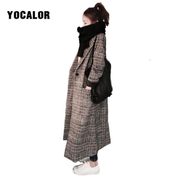 plaid autumn trench coats for women long coat long sleeve woollen overcoat loose outwear female winter plus size cape cloak uk, Black
plaid autumn trench coats for women long coat long sleeve woollen overcoat loose outwear female winter plus size cape cloak uk, Black