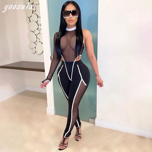 yoosula женщины сетки срощенной 2 шт набора асимметрия рукав комбинезона + bodysuit поножи тонкого наряда сексуального эластичного partywear, White
yoosula женщины сетки срощенной 2 шт набора асимметрия рукав комбинезона + bodysuit поножи тонкого наряда сексуального эластичного partywear, White
