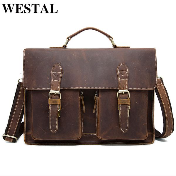 westal genuine leather lapbag for men's briefcase tote men messenger bag travel lapfor documents computer 9033
westal genuine leather lapbag for men's briefcase tote men messenger bag travel lapfor documents computer 9033