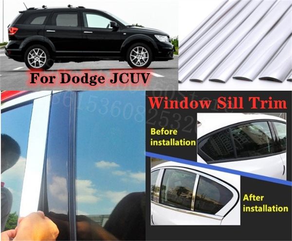 puou high-quality car full window pillar trim cover stainless steel chrome decoration for dodge jcuv 2009-2016 car styling
puou high-quality car full window pillar trim cover stainless steel chrome decoration for dodge jcuv 2009-2016 car styling