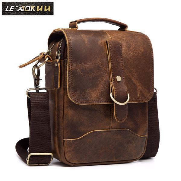original leather male design casual shoulder messenger bag cowhide fashion 8" tote crossbody mochila satchel bag for men 143-g
original leather male design casual shoulder messenger bag cowhide fashion 8" tote crossbody mochila satchel bag for men 143-g