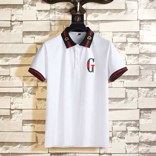 the new mens luxury polo shirts 2 colors short sleeve printed summer t shirt turn down collar designer, White;black
the new mens luxury polo shirts 2 colors short sleeve printed summer t shirt turn down collar designer, White;black