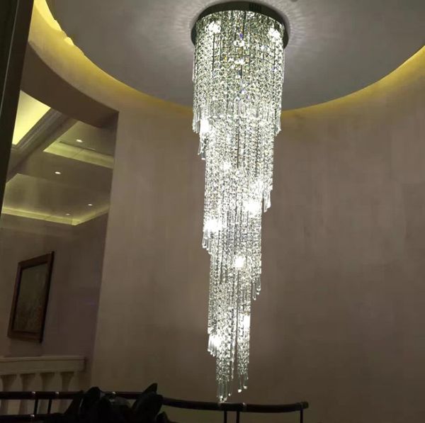 luxury design long crystal chandeliers led light ac110 220v lustre hanglamp modern staircase chandelier llfa
luxury design long crystal chandeliers led light ac110 220v lustre hanglamp modern staircase chandelier llfa