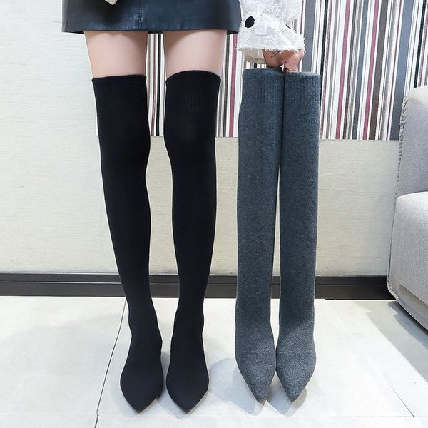 overknee boots winter women shoes over knee boots women booties woman long boot schoenen vrouw bottines botas para mujer, Black
overknee boots winter women shoes over knee boots women booties woman long boot schoenen vrouw bottines botas para mujer, Black