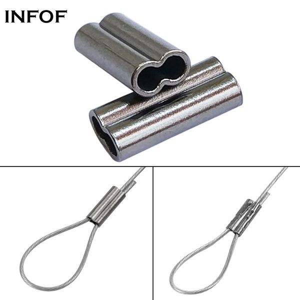 infof brand 500pcs/lot f6058 fishing wire crimps double oval copper tube bass fishing line connector carp fishing tackle
infof brand 500pcs/lot f6058 fishing wire crimps double oval copper tube bass fishing line connector carp fishing tackle
