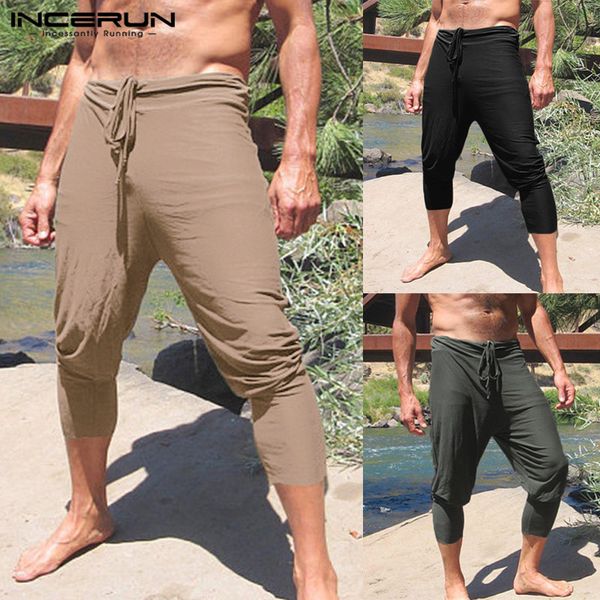 incerun 2019 plus size men casual pants solid slim fit joggers drawstring straight trousers men leisure summer pantalon hombre, Black
incerun 2019 plus size men casual pants solid slim fit joggers drawstring straight trousers men leisure summer pantalon hombre, Black