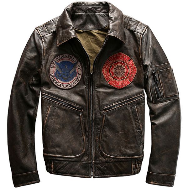 seveyfan men's genuine leather pilot ma 1 jacket vintage brown motorcycle biker real cowhide leather jacket for male r3148, Black
seveyfan men's genuine leather pilot ma 1 jacket vintage brown motorcycle biker real cowhide leather jacket for male r3148, Black