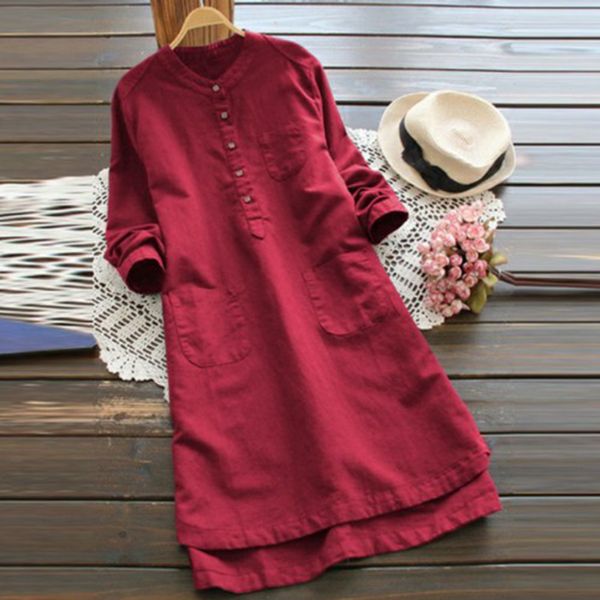 spring autumn womens and blouses casual long shirt buttons solid pullover blouse women plus size 5xl chemise femme sj1399m, White
spring autumn womens and blouses casual long shirt buttons solid pullover blouse women plus size 5xl chemise femme sj1399m, White