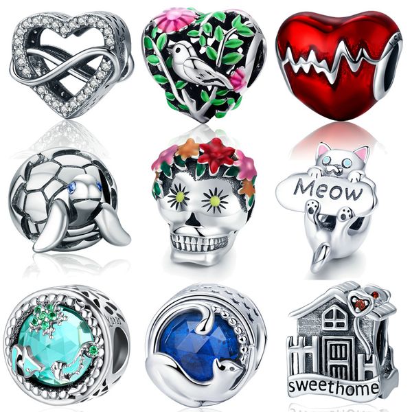 mybeboa halloween 925 sterling silver flower skull charms colorful enamel beads fit original bracelet charms jewelry
mybeboa halloween 925 sterling silver flower skull charms colorful enamel beads fit original bracelet charms jewelry