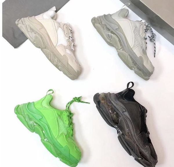 new designer shoes triple s sneakers clear sole trainers green for women men luxury grandpa trainer vintage dad shoes clear 12color big size, Black
new designer shoes triple s sneakers clear sole trainers green for women men luxury grandpa trainer vintage dad shoes clear 12color big size, Black
