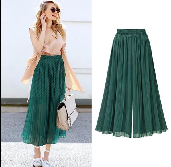 2020 women summer pantalon femme elastic waist chiffon pleated trousers loose high waist wide leg pants ladies trousers jr167, Black;white
2020 women summer pantalon femme elastic waist chiffon pleated trousers loose high waist wide leg pants ladies trousers jr167, Black;white