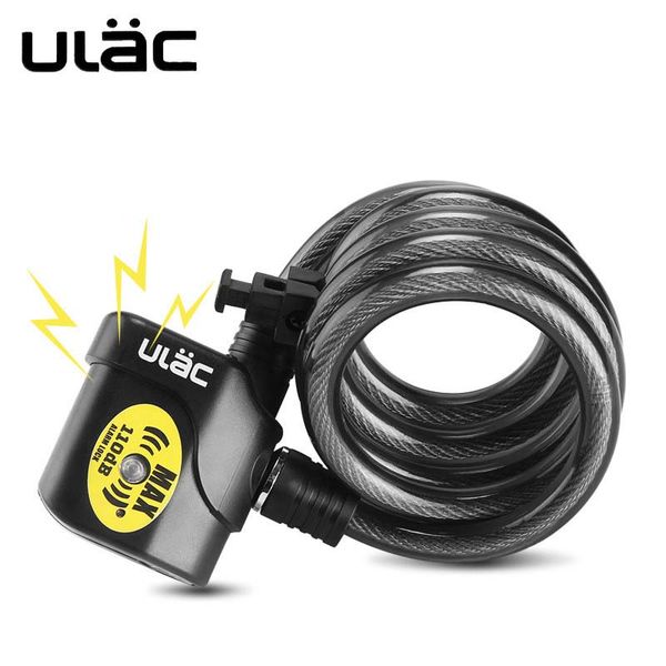 ulac bicycle lock 1200mm*12mm bike motorcycle bicycle alarm cable mtb car lock anti-theft 110db high quality
ulac bicycle lock 1200mm*12mm bike motorcycle bicycle alarm cable mtb car lock anti-theft 110db high quality