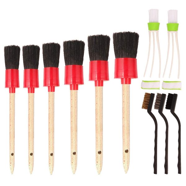 11 pieces car cleaner brush set detail brush wire automotive air conditioner, auto detailing for cleaning wheels
11 pieces car cleaner brush set detail brush wire automotive air conditioner, auto detailing for cleaning wheels