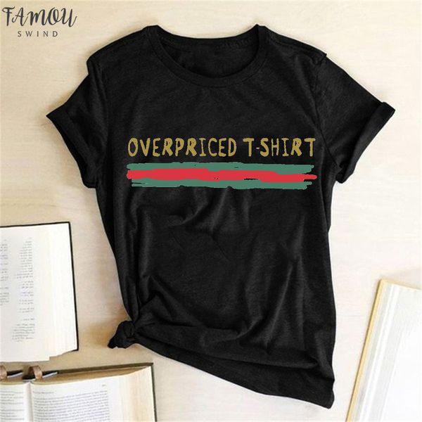 overpriced t shirt women fashion short sleeve crewneck harajuku graphic tee shirt female casual camiseta mujer letter 2020, White
overpriced t shirt women fashion short sleeve crewneck harajuku graphic tee shirt female casual camiseta mujer letter 2020, White