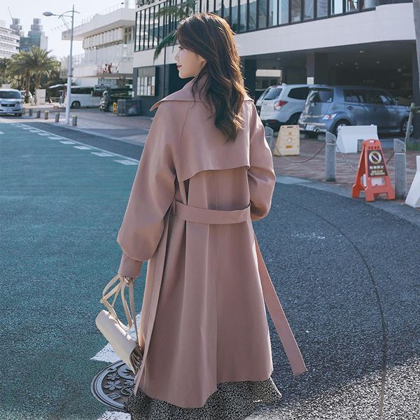 long trench coat female casual long sleeve windbreaker ladies elegant oversized single-breasted trench coat women clothes q2513, Tan;black
long trench coat female casual long sleeve windbreaker ladies elegant oversized single-breasted trench coat women clothes q2513, Tan;black