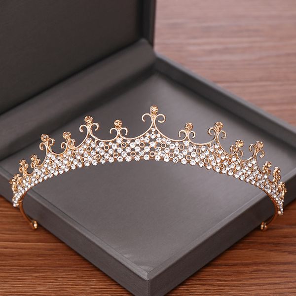 princess crown diadem wedding hair accessories rhinestone bride crown tiara headband hair ornament wedding bridal headpiece, Golden;white
princess crown diadem wedding hair accessories rhinestone bride crown tiara headband hair ornament wedding bridal headpiece, Golden;white